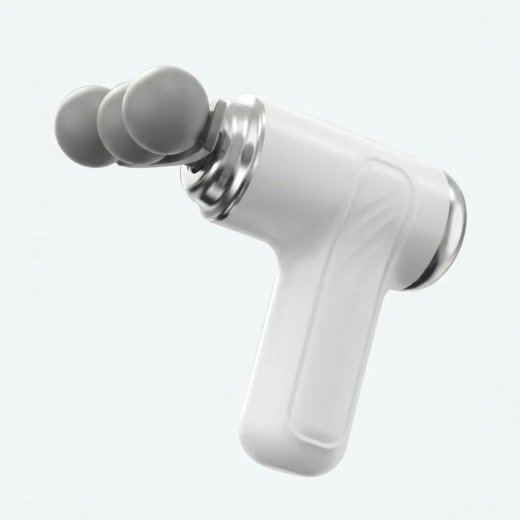 Shop Blueidea BLD-130 Massage Gun at NextTech Pakistan. Features 9 interchangeable massage heads, 6 speed levels, percussion massage and cordless operation.